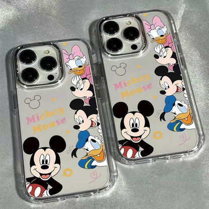 Cute Mick Cartoon Mouse Protective Case for iPhone 17 Air 16 15 14 13 12 11 Pro Max Plus X Xr 7 8