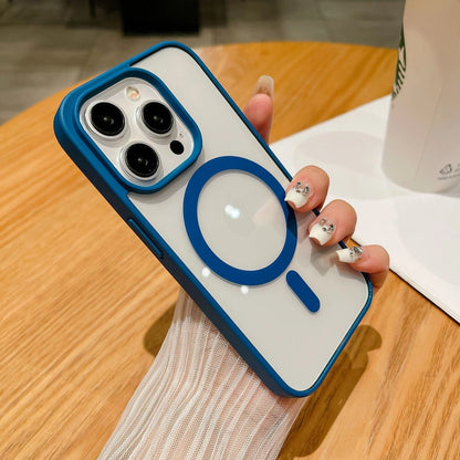 Multi-color Clear Magsafe Phone Case for iPhone 17 Air 16 15 14 13 12 11 Pro Max Plus X Xr 7 8