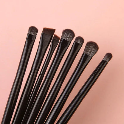 Natural Material Professional Makeup Brush Set Eye Shadow Powder Foundation Blush Contour Shadow Mixed Makeup Beauty Tool