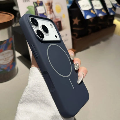 Simplicity Liquid Silicone Magsafe Phone Case For iPhone Series 17 16 15 14 13 12
