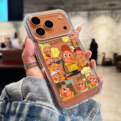 Cute Cartoon Twinkle Clear Case for iPhone 17 Air 16 15 14 13 12 11 Pro Max Plus X Xr 7 8