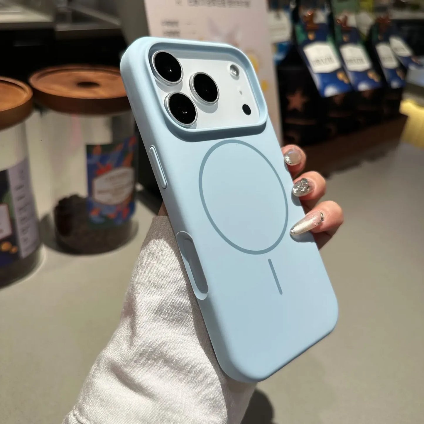 Simplicity Liquid Silicone Magsafe Phone Case For iPhone Series 17 16 15 14 13 12