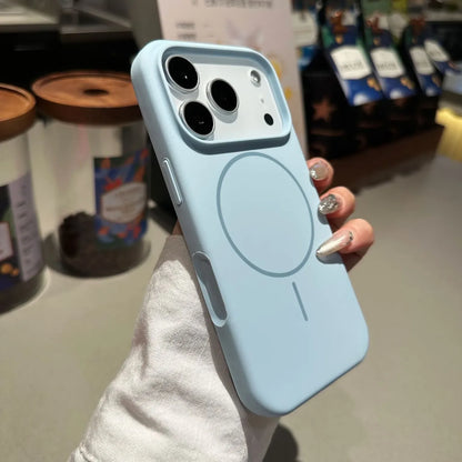 Simplicity Liquid Silicone Magsafe Phone Case For iPhone Series 17 16 15 14 13 12