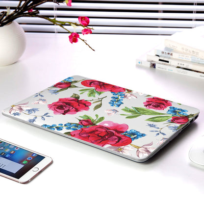 Floral Laptop Protective Case for Apple MacBook Clear Frosted Cover