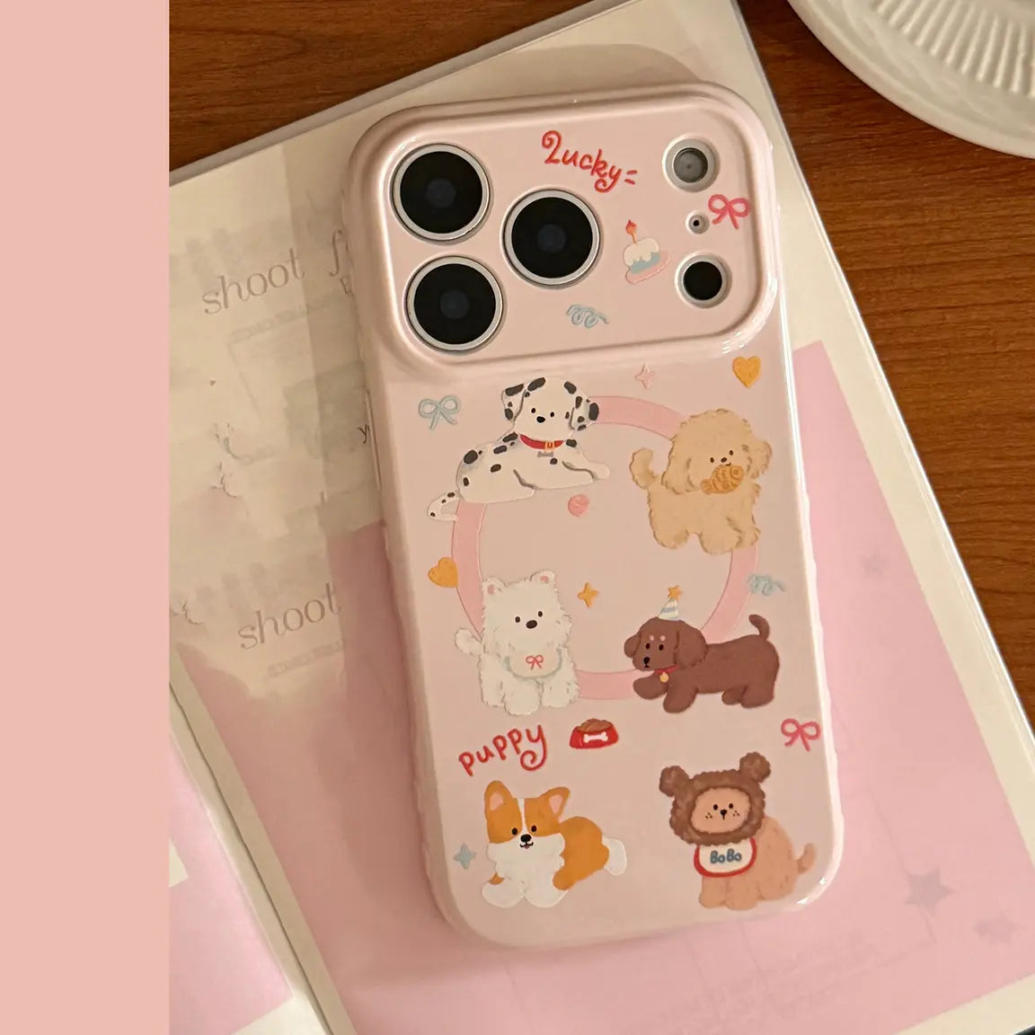 Popsockets Cute Puppy Magsafe Phone Case For iPhone Series 17 16 15 14 13 12 11