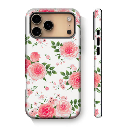 Floral TPU Silicone Protective Phone Case for iPhone 17 Air 16 15 14 13 12 11 Pro Max Plus