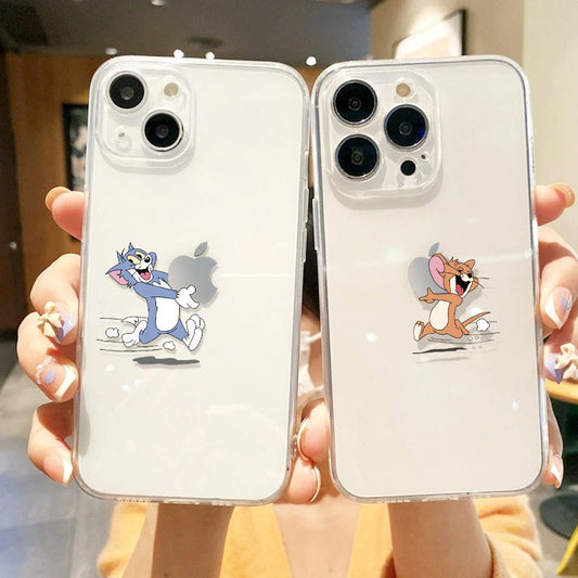 Coque de téléphone ours de dessin animé pour iPhone 17, 16, 15, 14, 13, 12, 11 Pro Max et SE