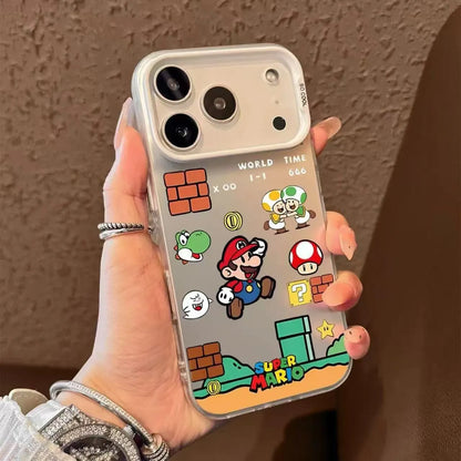 Cute Mari Clear Phone Case For iPhone