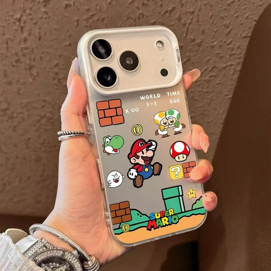 Cute Mari Clear Phone Case For iPhone