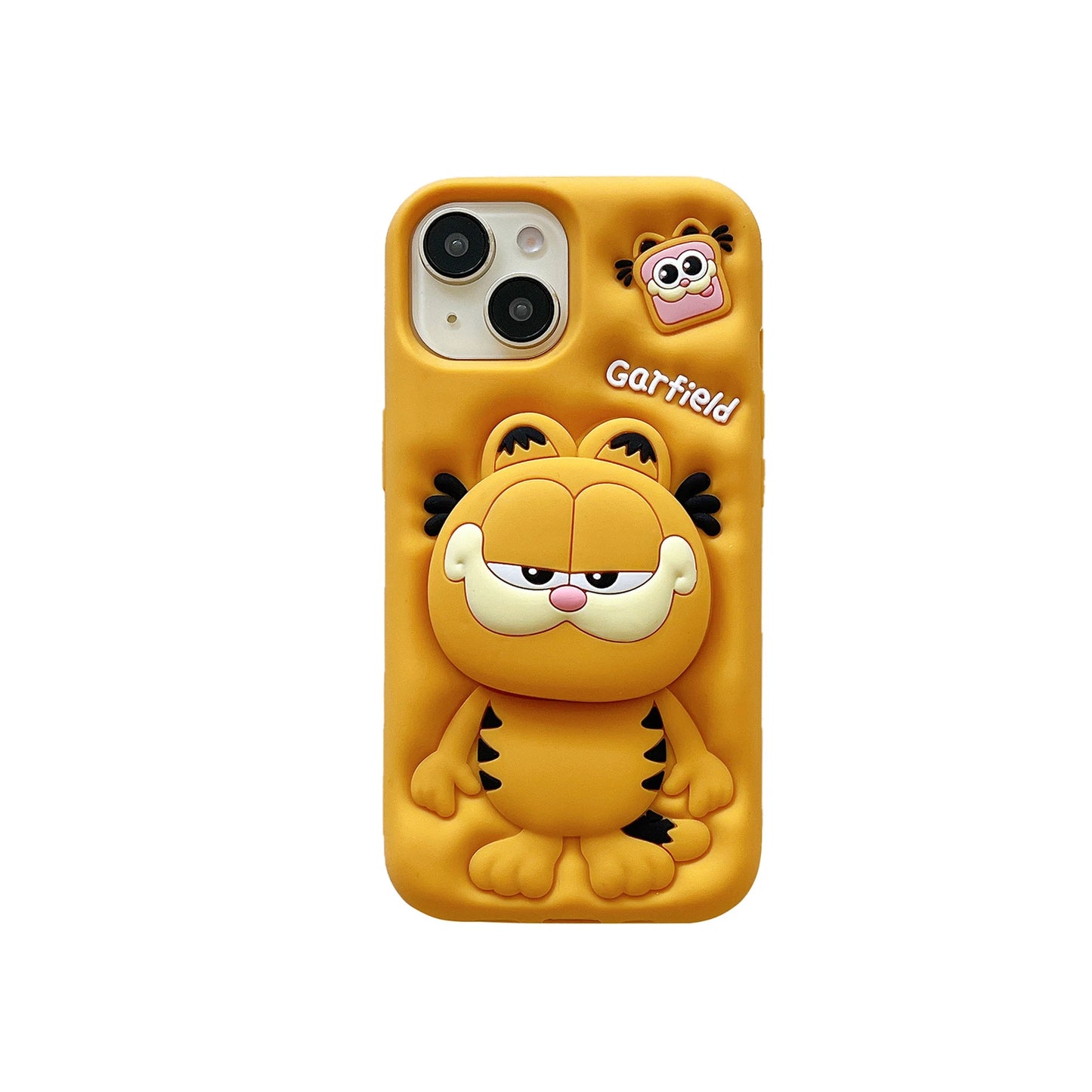 Cute Gar fied Cartoon Cat Silicone Protective Phone Case for iPhone 17 Air 16 15 14 13 12 11 Pro Max Plus