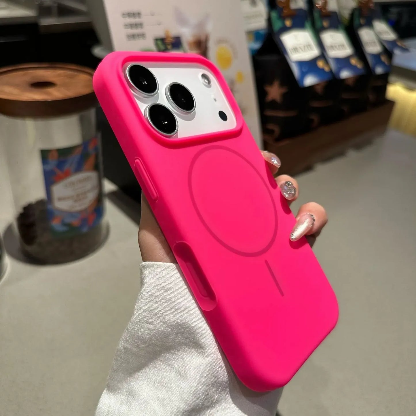 Simplicity Liquid Silicone Magsafe Phone Case For iPhone Series 17 16 15 14 13 12