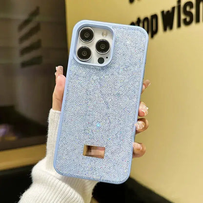 Rhinestone Diamond Phone Case For iPhone 11 12 13 14 15 16 17 Pro Max 16 Plus Shiny Shockproof Protective Cover