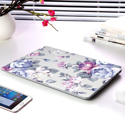 Floral Laptop Protective Case for Apple MacBook Clear Frosted Cover