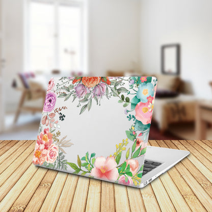 Floral Laptop Protective Case for Apple MacBook Clear Frosted Cover