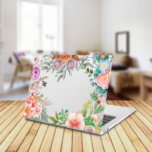 Floral Laptop Protective Case for Apple MacBook Clear Frosted Cover