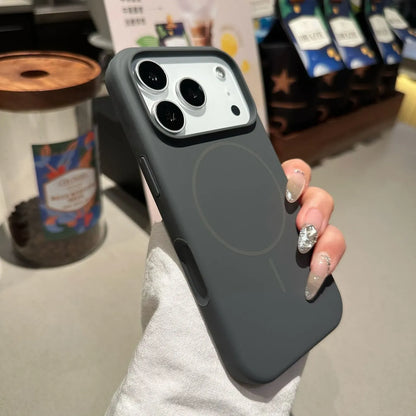 Simplicity Liquid Silicone Magsafe Phone Case For iPhone Series 17 16 15 14 13 12