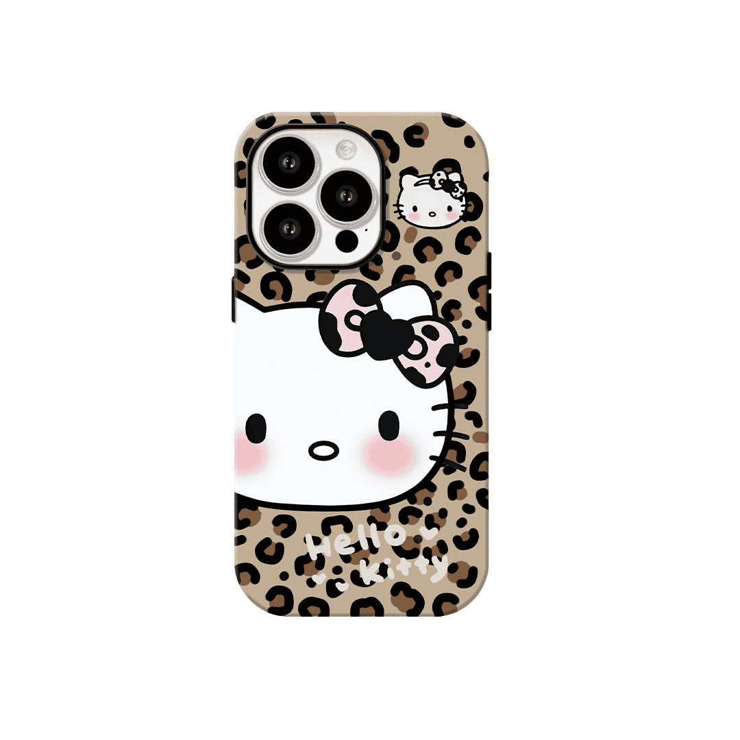 Cute Kitty Lovely Girls Cartoon MagSafe Phone Case For iPhone