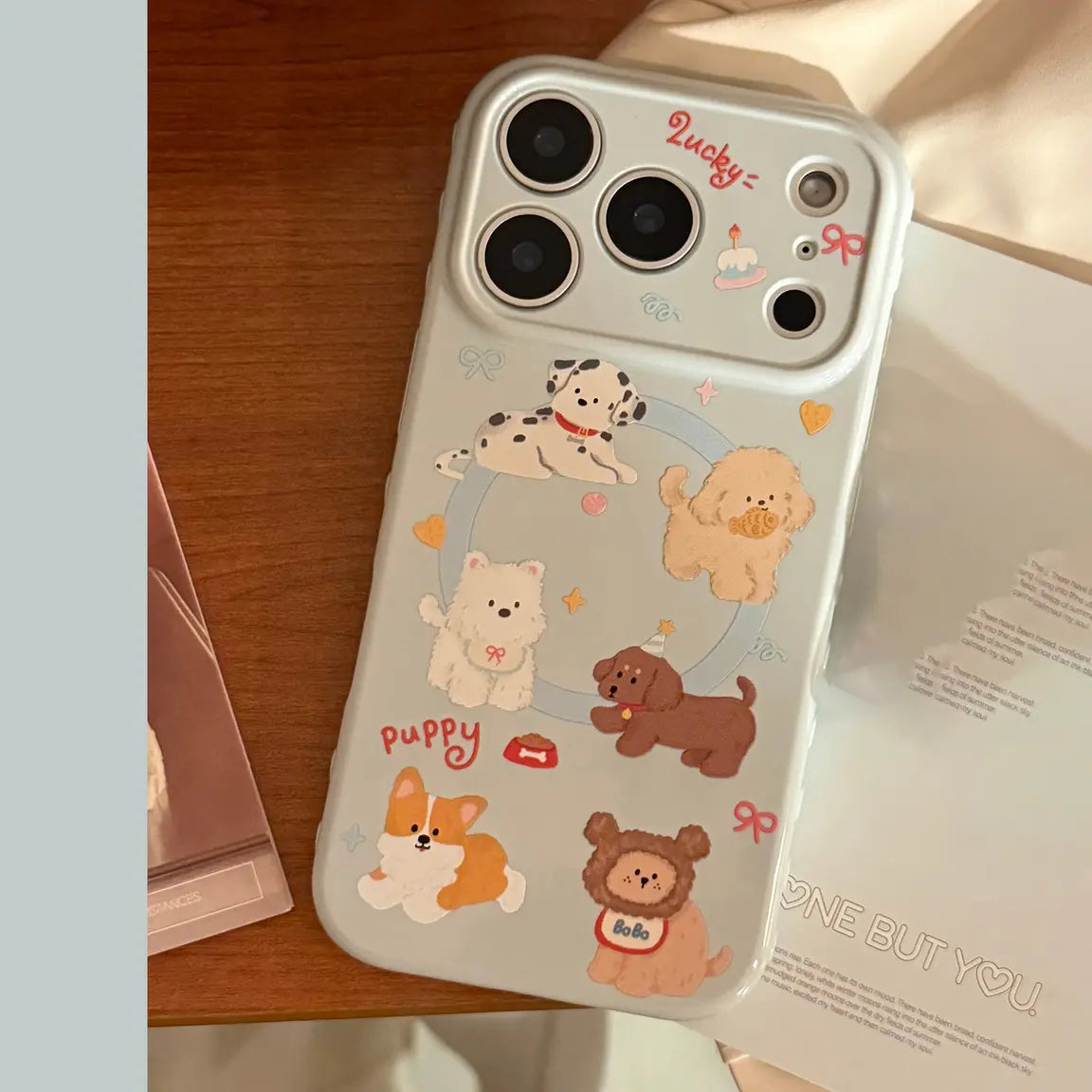 Popsockets Cute Puppy Magsafe Phone Case For iPhone Series 17 16 15 14 13 12 11