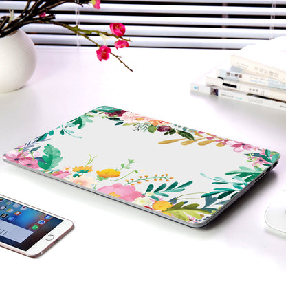 Floral Laptop Protective Case for Apple MacBook Clear Frosted Cover
