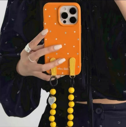 Pearls Diamonds Beads Charm Phone Case For iPhone