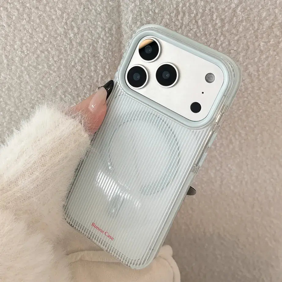 Heart Kickstand Magsafe Phone Case For iPhone Series 17 16 15 14 13 12