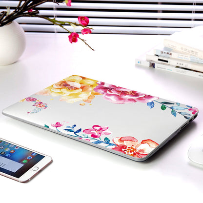 Floral Laptop Protective Case for Apple MacBook Clear Frosted Cover