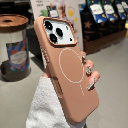 Simplicity Liquid Silicone Magsafe Phone Case For iPhone Series 17 16 15 14 13 12