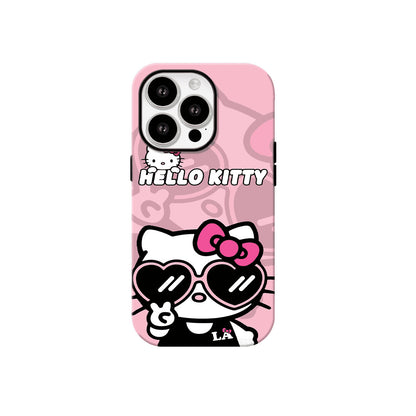 Cute Kitty Lovely Girls Cartoon MagSafe Phone Case For iPhone