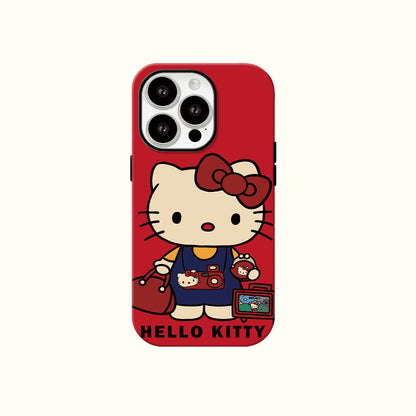 Cute Kitty Lovely Girls Cartoon MagSafe Phone Case For iPhone
