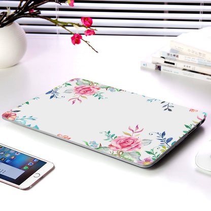 Floral Laptop Protective Case for Apple MacBook Clear Frosted Cover