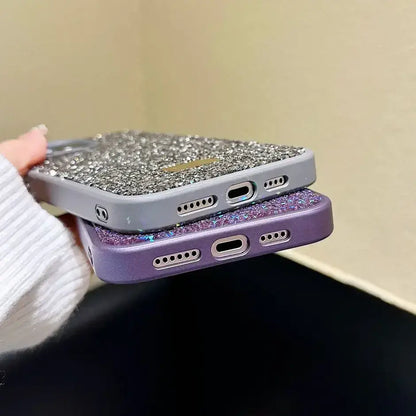 Rhinestone Diamond Phone Case For iPhone 11 12 13 14 15 16 17 Pro Max 16 Plus Shiny Shockproof Protective Cover