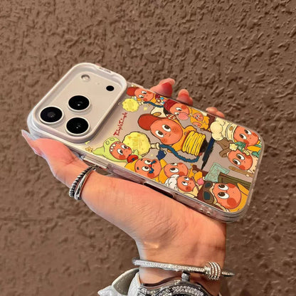 Cute Cartoon Twinkle Protective Case for iPhone 17 Air 16 15 14 13 12 11 Pro Max Plus X Xr 7 8