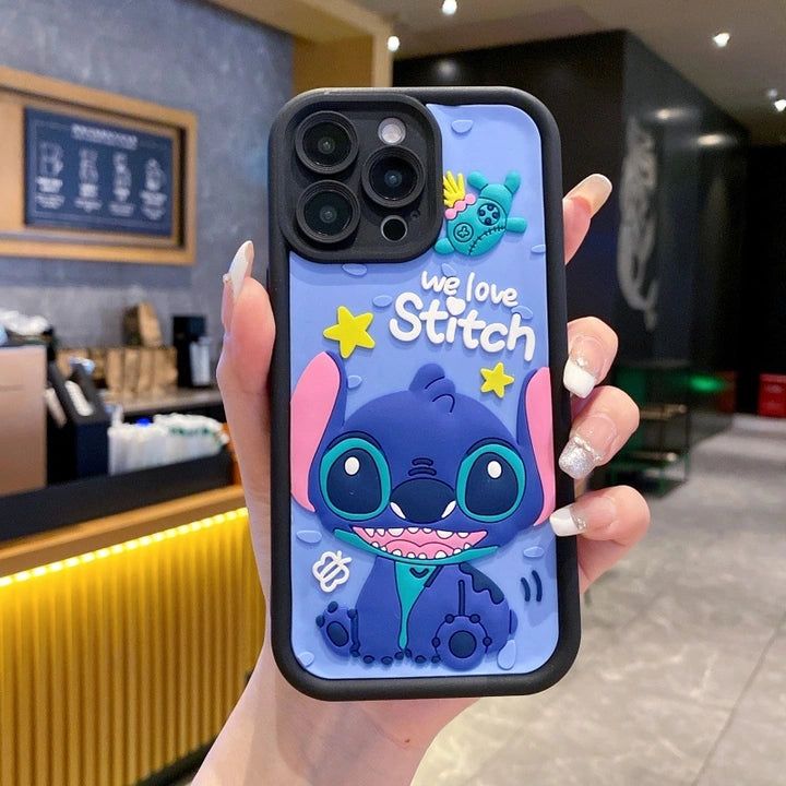 Popsockets 3D Cartoons Silicone Phone Case for VIVO V23 5G