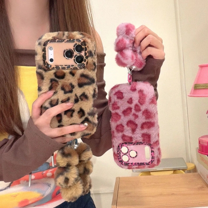 Rabbit Plush Phone Case for iPhone All 17 16 15 14 13 12 11 Series Models