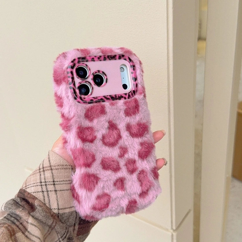 Rabbit Plush Phone Case for iPhone All 17 16 15 14 13 12 11 Series Models