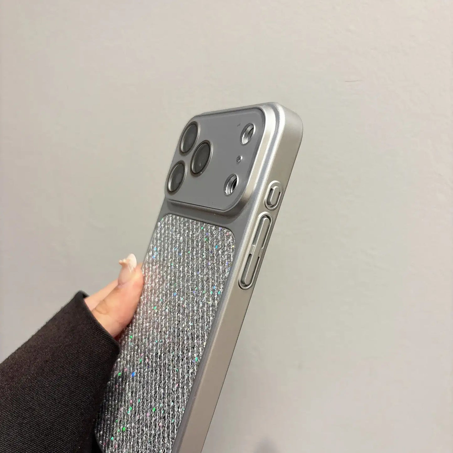 Rhinestone Glitter Back Cover iPhone Case