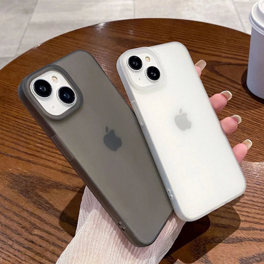 Soft Silicone Matte Transparent Phone Case For iPhone 17 16 15 14 13 12 11 Pro Max X XS XR 7 8 Plus Ultrathin Shockproof Cover