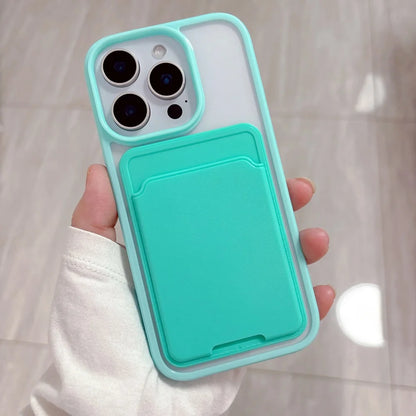 Luxury Candy Card Bag Wallet Phone Case For iPhone 17 16 15 14 13 12 11 Pro Max XS XR X 7 8 Plus Shockproof Bumper Cases Cover