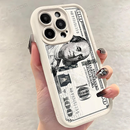 Popular USD Dollar Design Phone Case For iPhone 17 Air 16E 16 15 14 13 12 11 Pro Max X XR XS Max 7 8 Plus