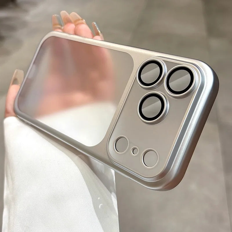 Latest Orange Ultra Thin Frosted Phone Case for iPhone 17 Pro Max 17Pro 17 With Lens Film Protection Shockproof Hard PC Cover