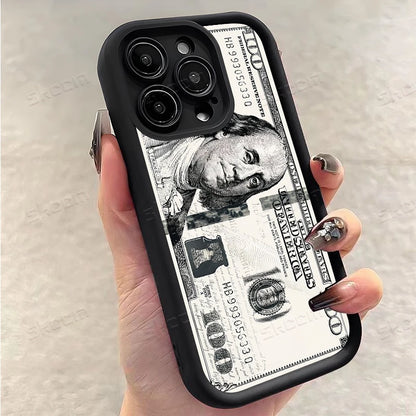 Popular USD Dollar Design Phone Case For iPhone 17 Air 16E 16 15 14 13 12 11 Pro Max X XR XS Max 7 8 Plus