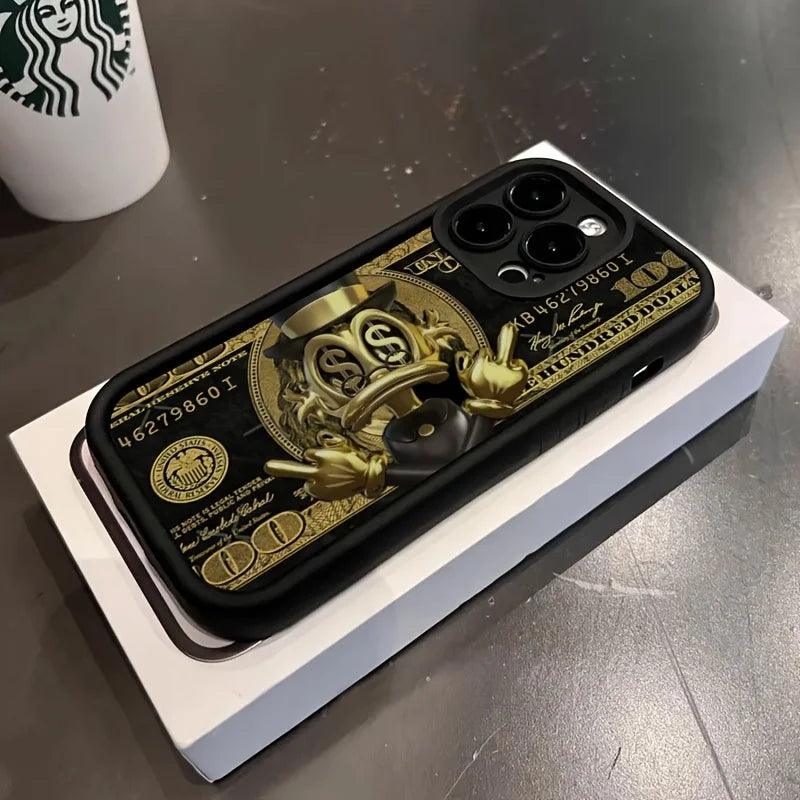 Popular USD Dollar Design Phone Case For iPhone 17 Air 16E 16 15 14 13 12 11 Pro Max X XR XS Max 7 8 Plus