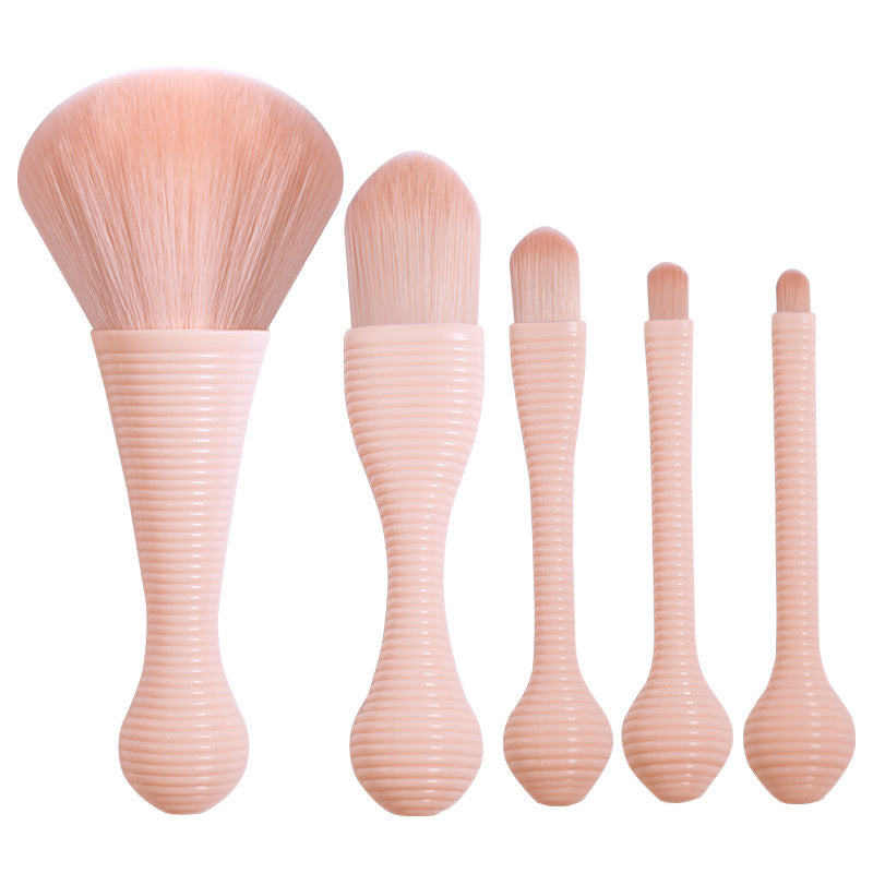 5pcs Makeup Brushes Set for Blush Foundation Eyebrow Eyeshadow Perfect Gift for Sister Girlfriend