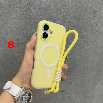 iPhone Lanyard Series | Matte MagSafe Magnetic Phone Case