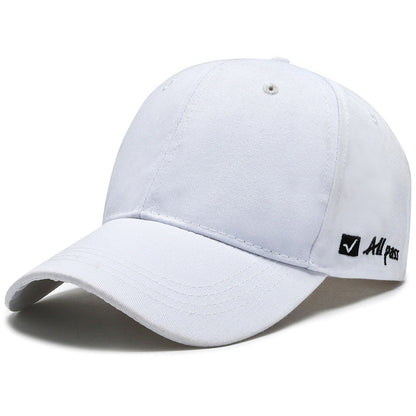 Trend embroidered baseball cap Hip Hop casual spring summer sun hat, Korean duckbill cap for men women