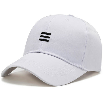 Trend embroidered baseball cap Hip Hop casual spring summer sun hat, Korean duckbill cap for men women