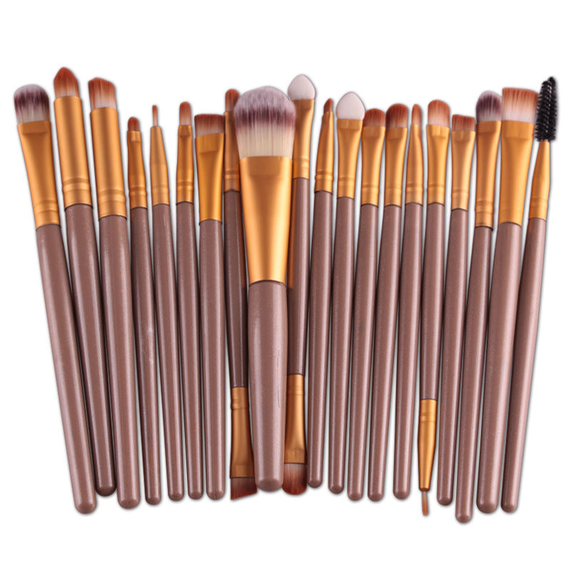 20pcs/Set Makeup Brushes Eyeshadow Eyeliner Kit Eyelash Brush