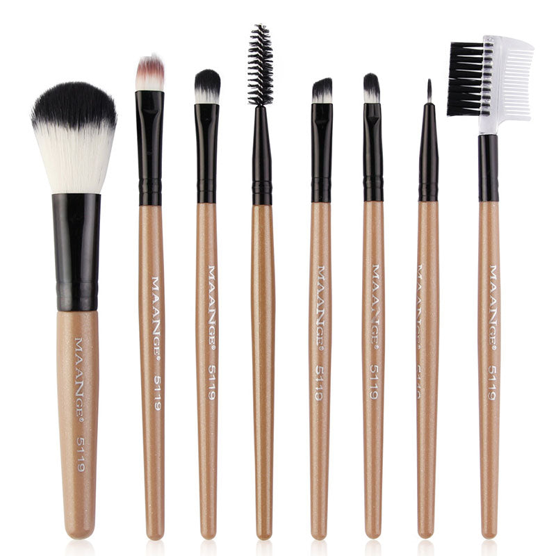 8pcs Makeup Brushes Set Powder Foundation Blush Blending Eyeshadow Lip Cosmetic Brush Beauty Tool