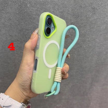 iPhone Lanyard Series | Matte MagSafe Magnetic Phone Case