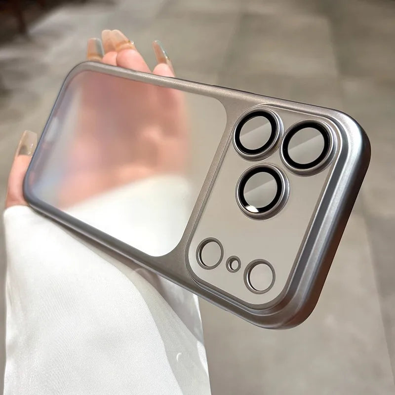 Latest Orange Ultra Thin Frosted Phone Case for iPhone 17 Pro Max 17Pro 17 With Lens Film Protection Shockproof Hard PC Cover